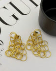 Kinsley Gold Plated Silver 925 Earrings