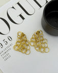 Kinsley Gold Plated Silver 925 Earrings