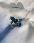 Blue Topaz 14K Gold Ring