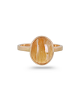 Minato Golden Rutile Ring