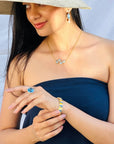 Morjim Blue Topaz Silver 925 Earrings