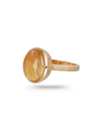 Minato Golden Rutile Ring