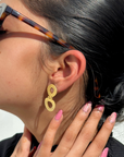 Ryan Gold Plated Silver 925 Earrings