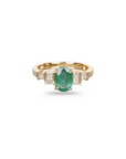 Art Deco Emerald & Diamond Ring