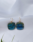 Labradorite 18K Gold Earrings