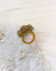 Grey Hues Beads Ring