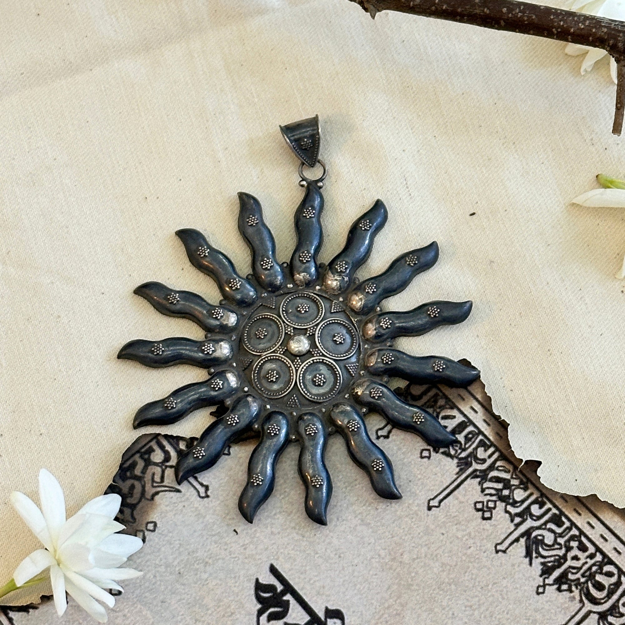 Suryavrat Silver 925 Traditional Pendant
