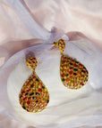 Alma Tourmaline 18K Gold Plated Silver 925 Earrings