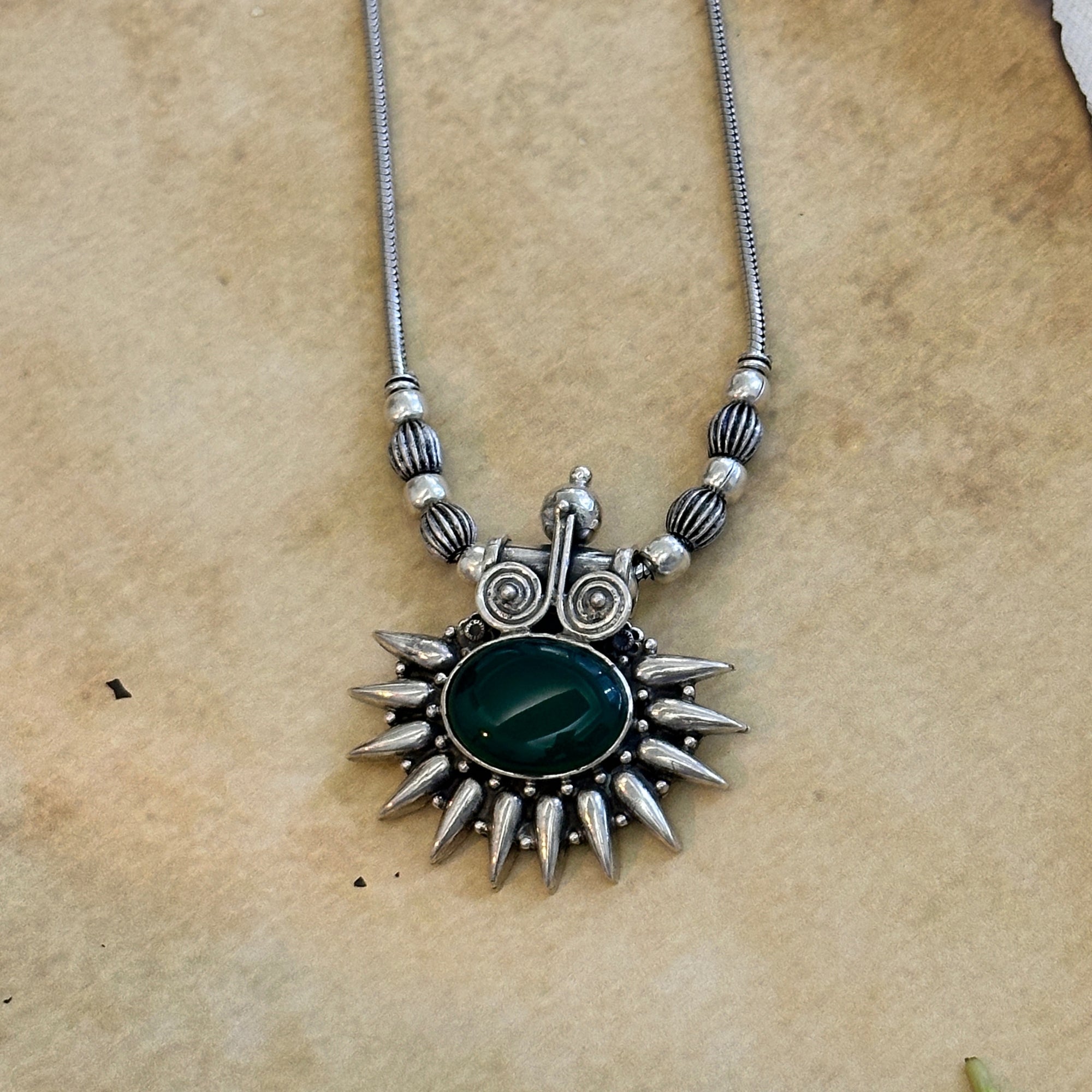 Soorya Traditional Silver 925 Necklace