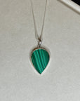 Dayton Malachite Men's Silver 925 Pendant