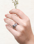 Gemstone color stone ring