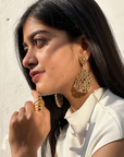 Tourmaline 18K Gold Plated Silver 925 gemstone Earrings