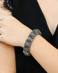 Festive Silver Bangle