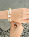 silver bracelet, sterling silver bracelet, moonstone bracelet, silver moonstone bracelet, white bracelet, silver white bracelet, white silver bracelet, gold plated silver bracelet, gold moonstone bracelet