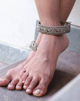 Festive Silver Anklet
