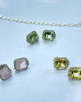 Festive Everyday Wear Studs Gemstone Silver 925 Earrings