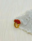 Warm Hues Beads Ring