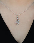 diamond pendant, silver diamond pendant, diamond silver pendant, luxurious pendant, white silver pendant, stylish diamond pendant, unique gift
Modern Unique stylish Diamond Silver 925 Pendant