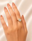 Signet Diamond Ring