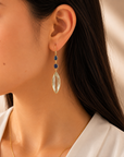 Raeo Green Amethyst Earrings
