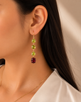 Maro Multi Stone Earrings