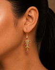 Meen Ruby Earrings