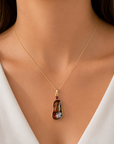 Mio Fire Opal Pendant