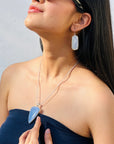 gemstone Chalcedony Silver 925 Pendant
