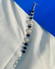 Gemstone, Colorstone Silver 925 Bracelet, moonstone