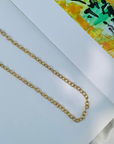 Modern stylish 18K Gold Plated Silver 925 Chain