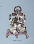Silver 925 Lord Ganesha Murti Artifact