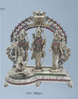 Silver 925 Ram Darbar Murti Artifact