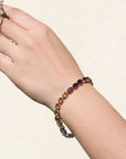 Gemstone color stone bracelet