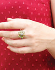 Gemstone Peridot Silver 925 Ring