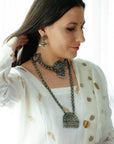 Festive Sterling Silver Necklace