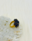 Blue Hues Beads Ring