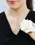 Imperial Lemon Quartz and Silver 925 Necklace