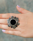 Attica flower shaped ring