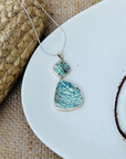 Gemstone Abalone Silver 925 Pendant