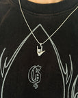 Yoo Men's Silver 925 Pendant