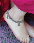 Ambar Silver Anklet