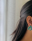 Nandini Turquoise Silver 925 Stud earrings