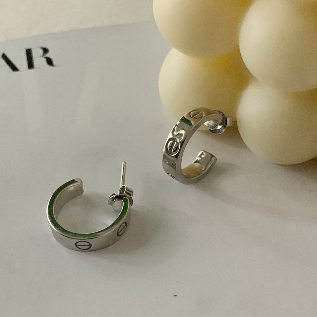 Zain Silver 925 Hoops