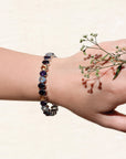 Gemstone color stone bracelet