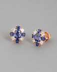 Sapphire Diamond Studs