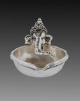 Ganesh Silver Diya