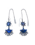 Nilofer Lapis Lazuli Silver 925 Earrings