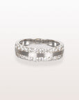 2 Channel Diamond Ring