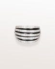 Earth Dome Ring with Black Onyx & Diamonds