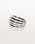 Earth Dome Ring with Black Onyx & Diamonds